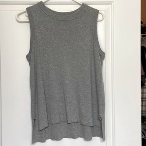 Banana republic split hem woven tank